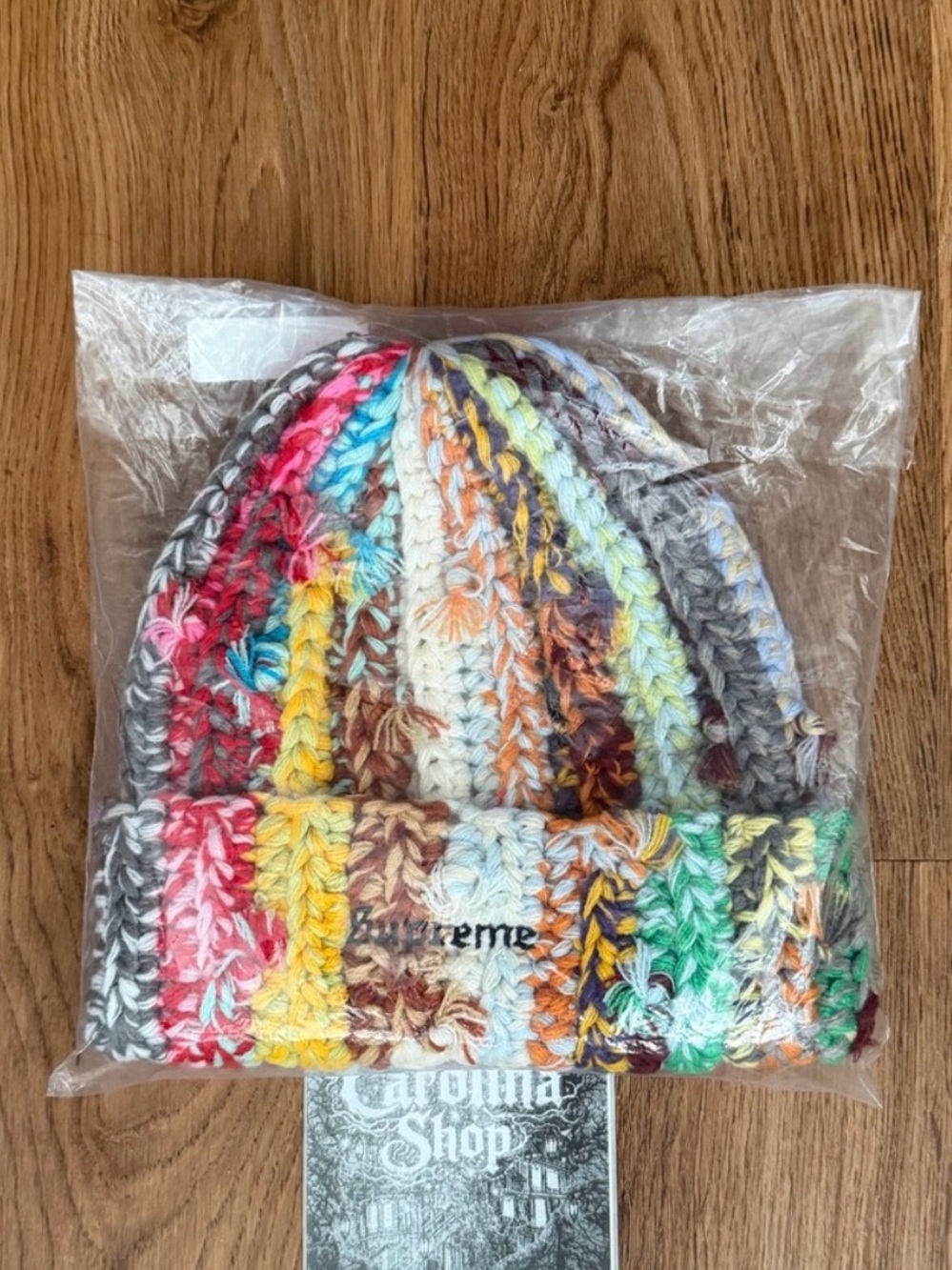 Supreme Multicolor Striped Knit Beanie